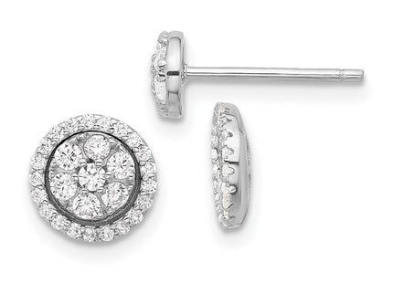 Sterling Silver Earrings Style QE17460 - Classique Jewelry Inc.