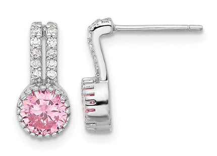 Sterling Silver Earrings Style QE17462 - Classique Jewelry Inc.
