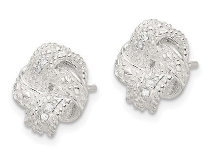 Sterling Silver Earrings Style QE17473 - Classique Jewelry Inc.