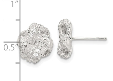 Sterling Silver Earrings Style QE17473 - Classique Jewelry Inc.