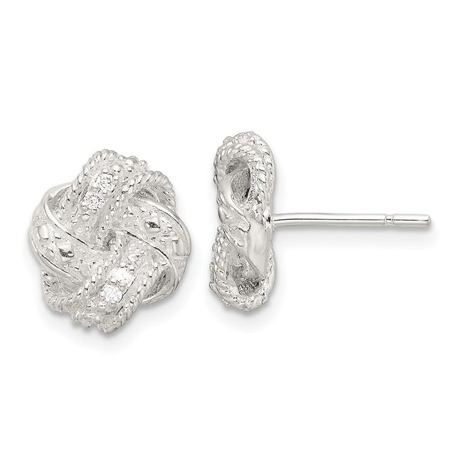 Sterling Silver Earrings Style QE17473 - Classique Jewelry Inc.