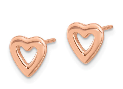 SS/Rose Plated Earrings Style QE17486RP - Classique Jewelry Inc.