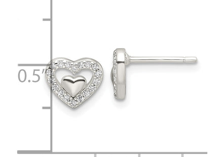 Sterling Silver Earrings Style QE17495 - Classique Jewelry Inc.