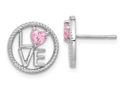 Sterling Silver Earrings Style QE17518 - Classique Jewelry Inc.