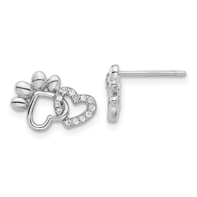 Sterling Silver Earrings Style QE17519 - Classique Jewelry Inc.