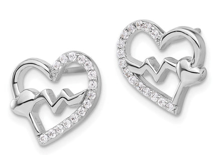 Sterling Silver Earrings Style QE17520 - Classique Jewelry Inc.