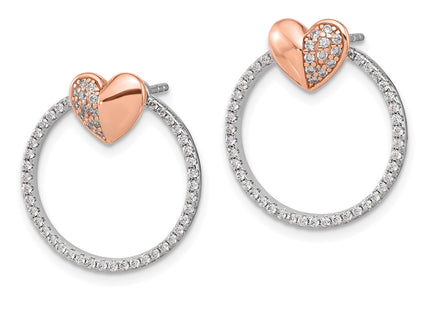 Sterling Silver Earrings Style QE17524 - Classique Jewelry Inc.