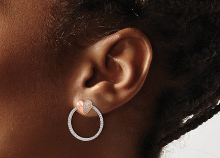 Sterling Silver Earrings Style QE17524 - Classique Jewelry Inc.