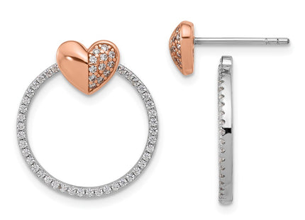 Sterling Silver Earrings Style QE17524 - Classique Jewelry Inc.