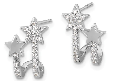 Sterling Silver Earrings Style QE17551 - Classique Jewelry Inc.