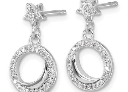 Sterling Silver Earrings Style QE17556 - Classique Jewelry Inc.