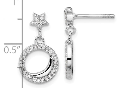 Sterling Silver Earrings Style QE17556 - Classique Jewelry Inc.