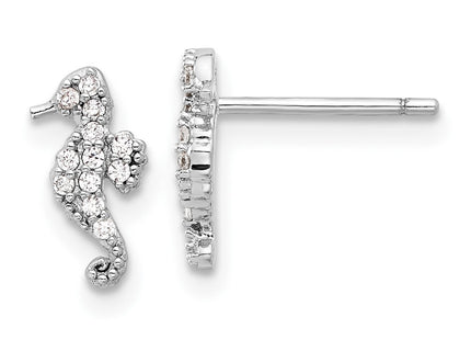 Sterling Silver Earrings Style QE17557 - Classique Jewelry Inc.