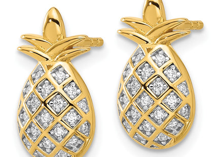 Sterling Silver Earrings Style QE17578GP - Classique Jewelry Inc.