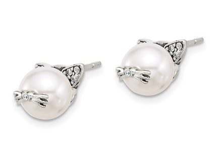 Sterling Silver Earrings Style QE17583 - Classique Jewelry Inc.