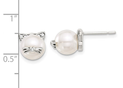 Sterling Silver Earrings Style QE17583 - Classique Jewelry Inc.