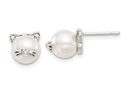 Sterling Silver Earrings Style QE17583 - Classique Jewelry Inc.