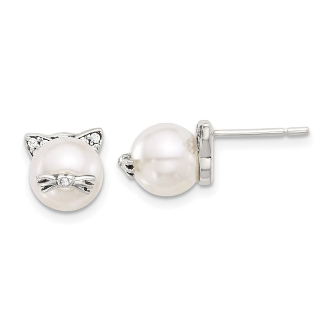 Sterling Silver Earrings Style QE17583 - Classique Jewelry Inc.