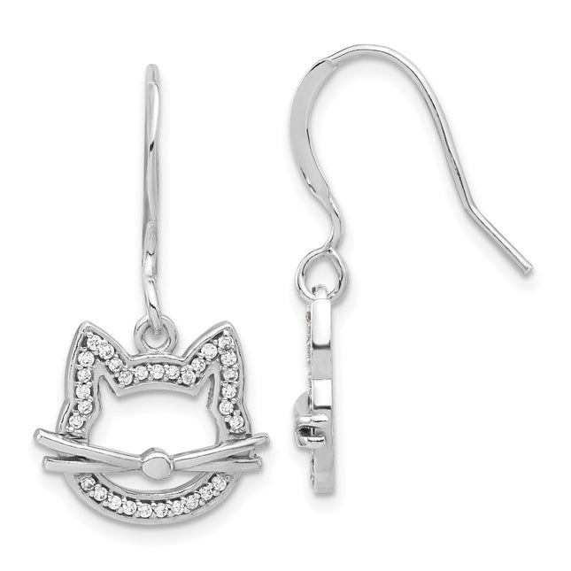 Sterling Silver Earrings Style QE17584 - Classique Jewelry Inc.
