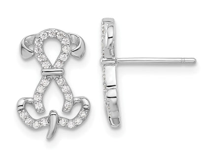 Sterling Silver Earrings Style QE17588 - Classique Jewelry Inc.