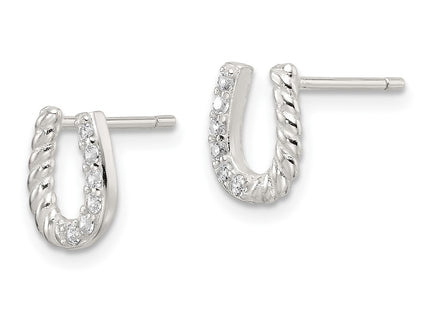 Sterling Silver Earrings Style QE17595 - Classique Jewelry Inc.