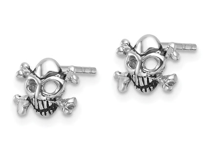 Sterling silver earrings, alternate view