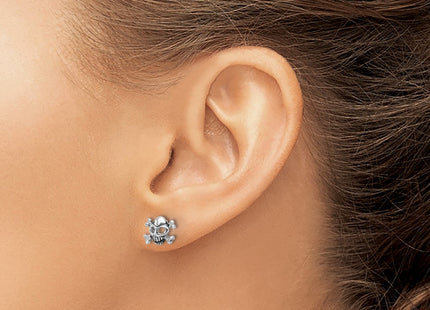 Sterling silver earrings, another view