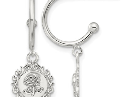 Sterling silver hoop earrings