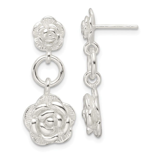 Sterling Silver Earrings Style QE17629 - Classique Jewelry Inc.