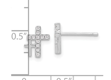 Sterling Silver Earrings Style QE17681 - Classique Jewelry Inc.