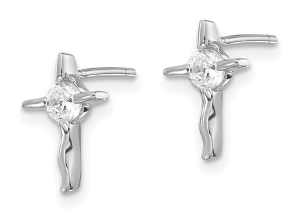 Sterling Silver Earrings Style QE17686 - Classique Jewelry Inc.