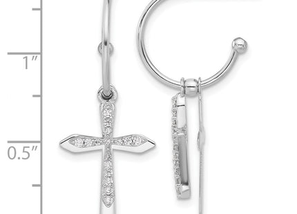 Sterling Silver Earrings Style QE17687 - Classique Jewelry Inc.