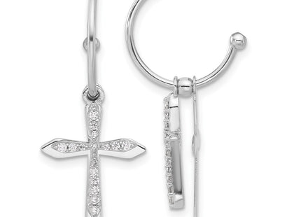 Sterling Silver Earrings Style QE17687 - Classique Jewelry Inc.