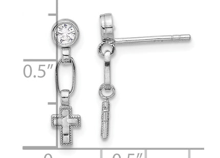 Sterling Silver Earrings Style QE17692 - Classique Jewelry Inc.