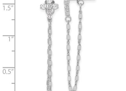 Sterling Silver Earrings Style QE17694 - Classique Jewelry Inc.