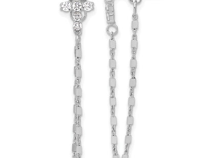Sterling Silver Earrings Style QE17694 - Classique Jewelry Inc.