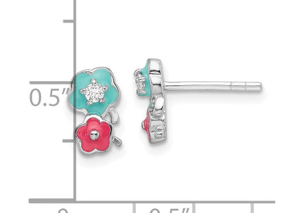 Sterling Silver Earrings Style QE17724 - Classique Jewelry Inc.