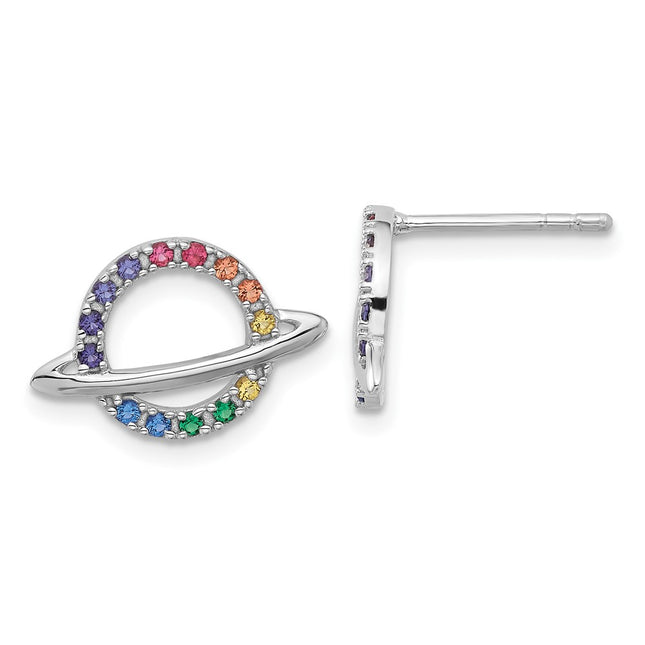 Sterling Silver Earrings Style QE17729 - Classique Jewelry Inc.
