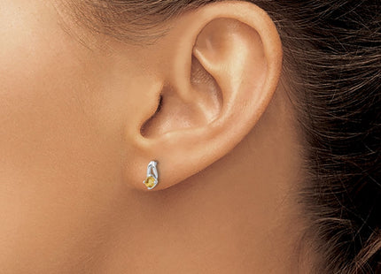 Sterling Silver Earrings Style QE17753CI - Classique Jewelry Inc.