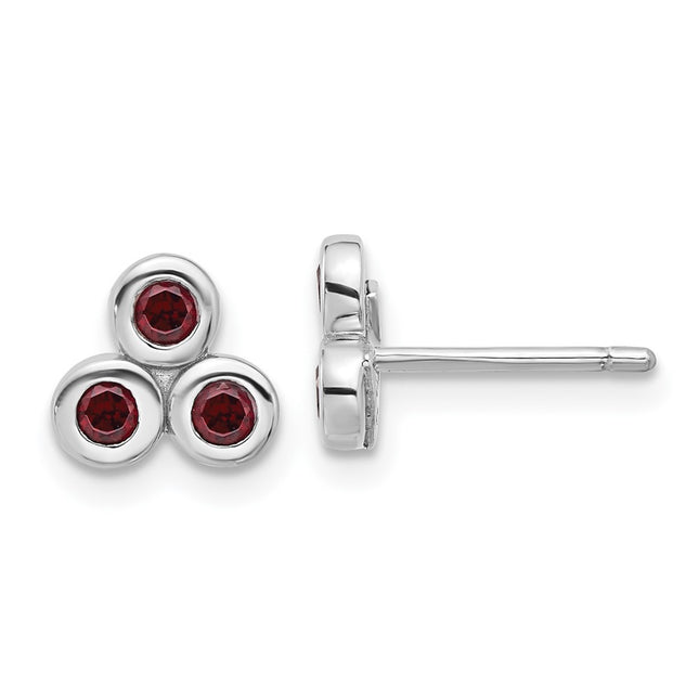 Sterling Silver Earrings Style QE17758GA - Classique Jewelry Inc.