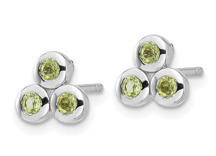Sterling Silver Earrings Style QE17758PE - Classique Jewelry Inc.