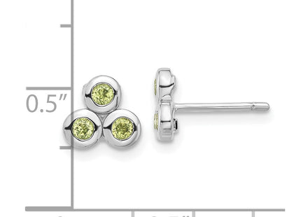 Sterling Silver Earrings Style QE17758PE - Classique Jewelry Inc.