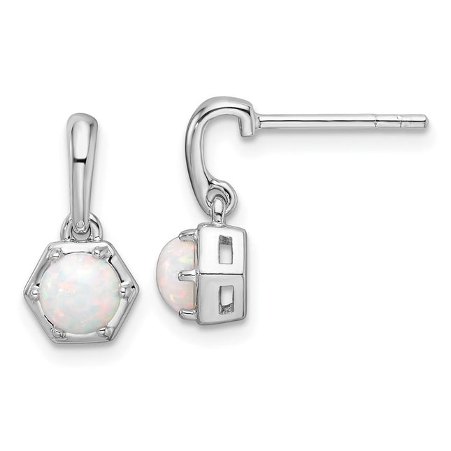 Sterling Silver Earrings Style QE17764 - Classique Jewelry Inc.