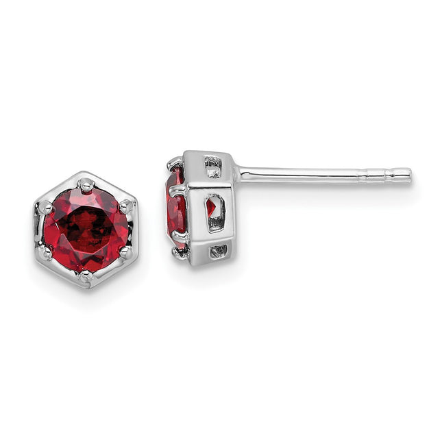 Sterling Silver Earrings Style QE17769GA - Classique Jewelry Inc.