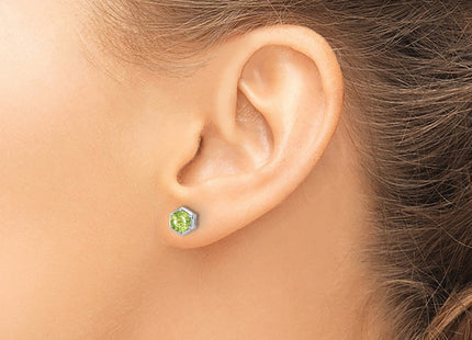 Sterling Silver Earrings Style QE17769PE - Classique Jewelry Inc.