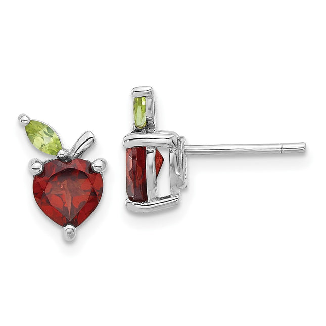 Sterling Silver Earrings Style QE17770GA - Classique Jewelry Inc.