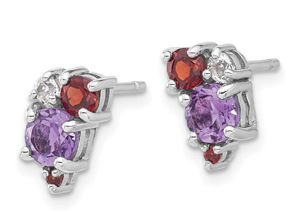 Sterling Silver Earrings Style QE17773AM - Classique Jewelry Inc.