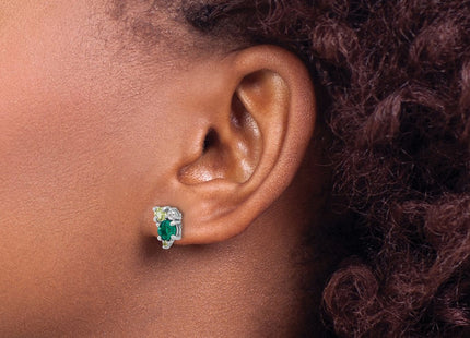 Sterling Silver Earrings Style QE17773CEM - Classique Jewelry Inc.