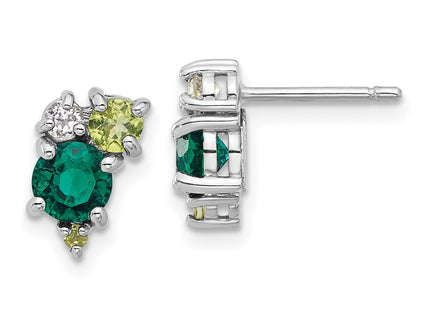 Sterling Silver Earrings Style QE17773CEM - Classique Jewelry Inc.