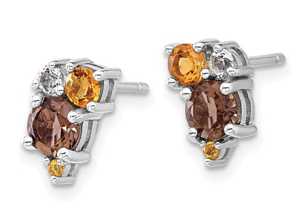 Sterling Silver Earrings Style QE17773SQ - Classique Jewelry Inc.